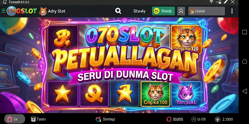 Screenshot gameplay 070SLOT yang menunjukkan petualangan seru dalam slot.