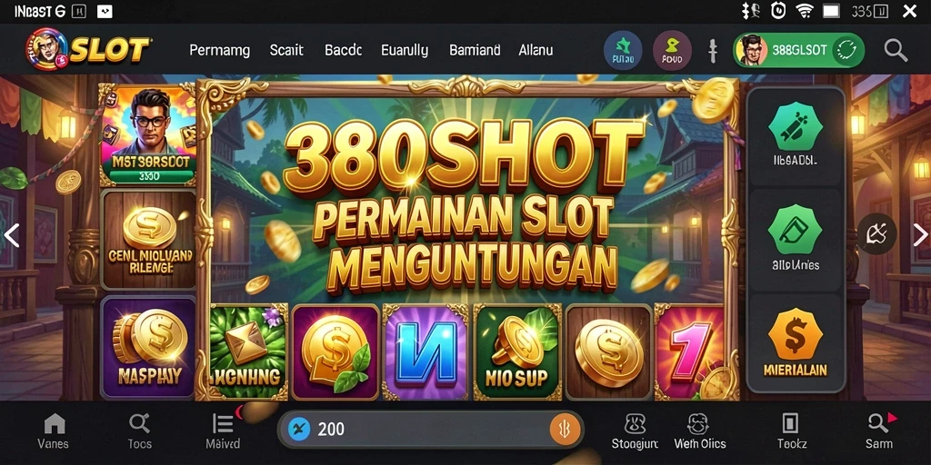 Tampilan gameplay seru 380SLOT dengan tema yang menarik.