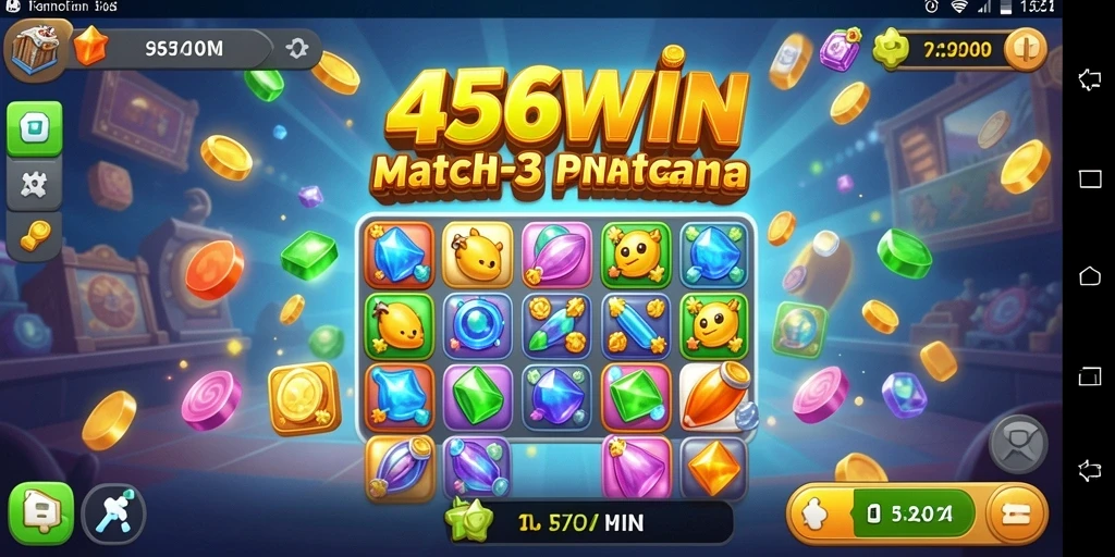 Tampilan gameplay seru dan penuh warna di 456WIN.