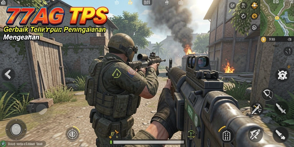 Tampilan gameplay yang intens dan menegangkan di 77AG.