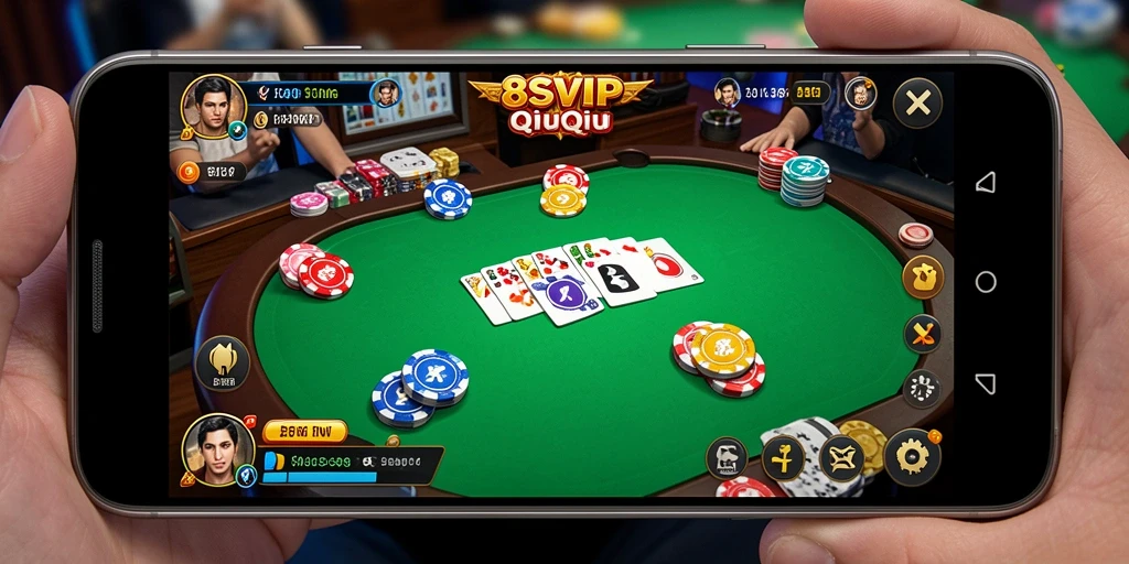 Gameplay seru dalam 8SVIP dengan kartu QiuQiu.