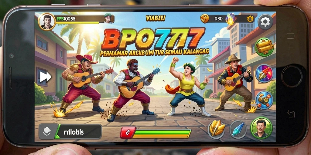 Screenshot permainan BPO777 menampilkan aksi Arcade yang seru dan menghibur.