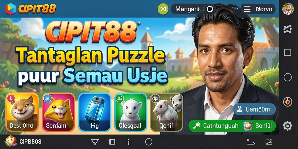 Tampilan gameplay menyenangkan dan penuh warna dari <strong>CIPIT88</strong>.