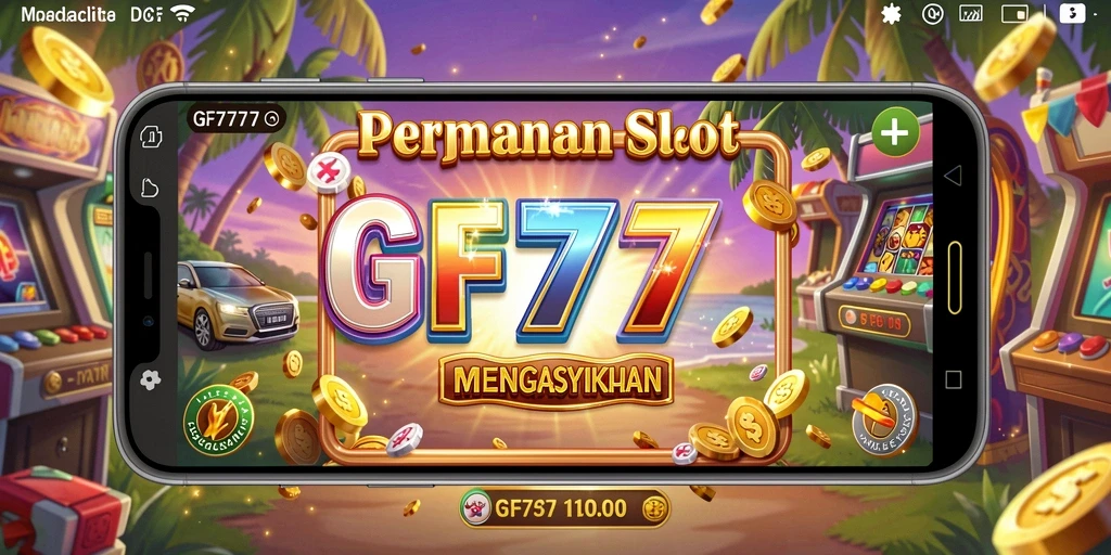 Tampilan gameplay Slot GF777 yang seru dan menakjubkan.