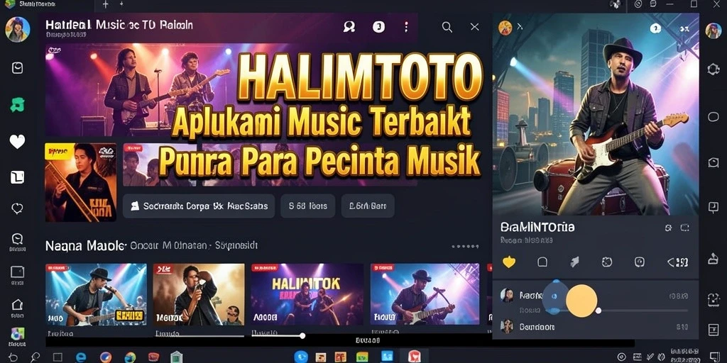 Screenshot gameplay HALIMTOTO menampilkan pengalaman bernyanyi yang menyenangkan.