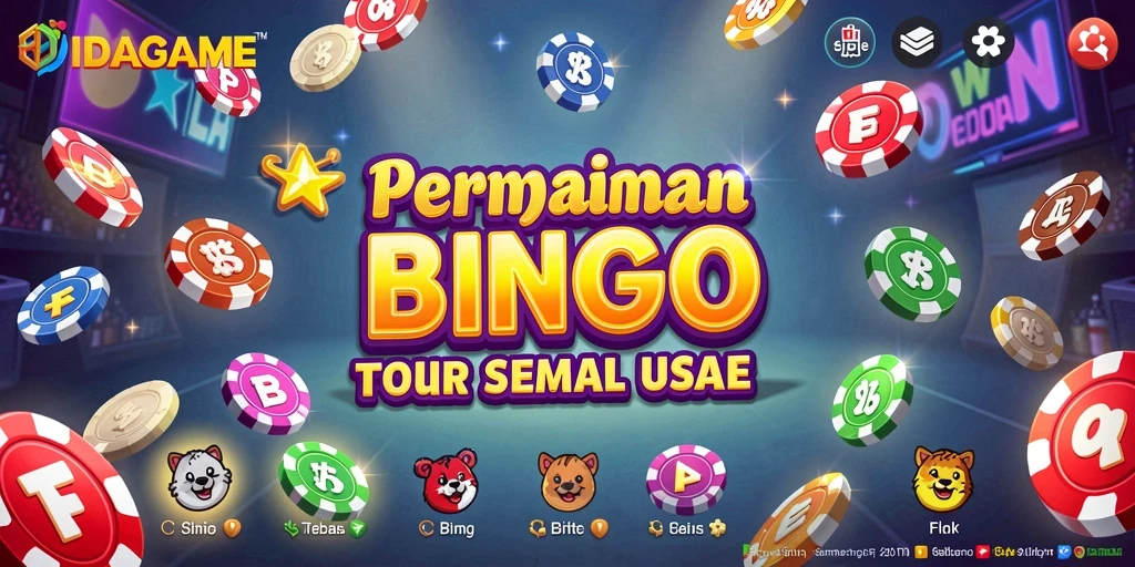 Tampilan gameplay Bingo IDAGAME yang seru dan interaktif.