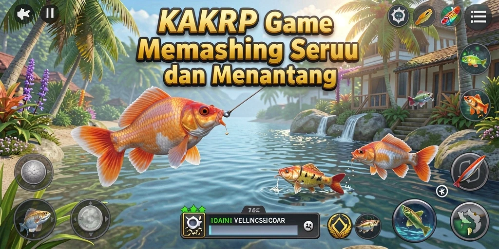 Tangkapan ikan besar dalam permainan KAKRP yang menyenangkan.