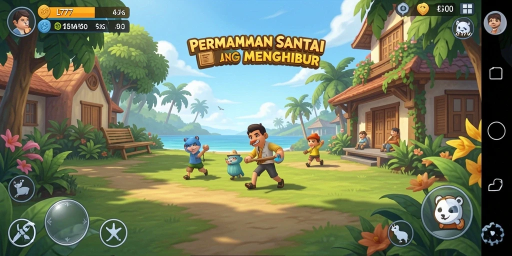 Gameplay L777 yang menarik dan penuh tantangan santai.