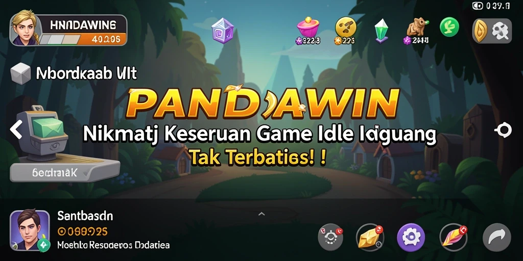 Tampilan gameplay PANDAWIN yang menyenangkan dan interaktif.