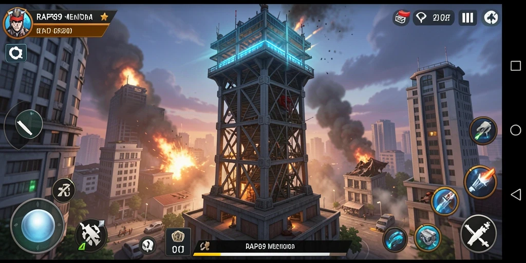 Screenshot gameplay Tower Defense yang seru dan menantang.