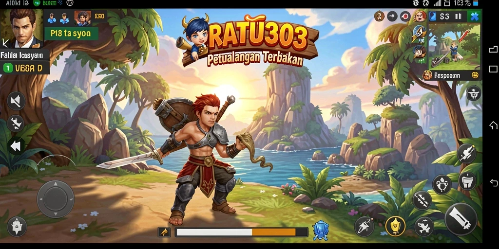 Tampilan menarik dari gameplay eksplorasi dunia terbuka RATU303.