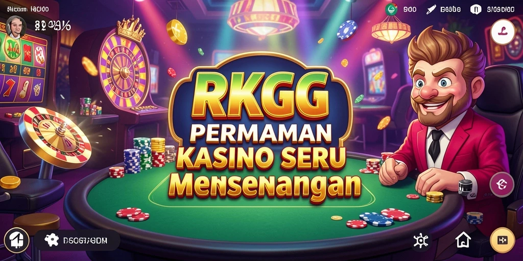 Screenshot gameplay RKGG menampilkan keseruan Kasino yang nyata.