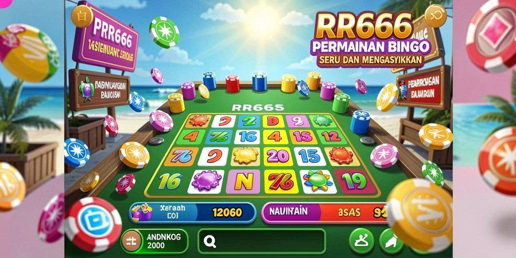 Tampilan gameplay Bingo yang seru dan interaktif di RR666.