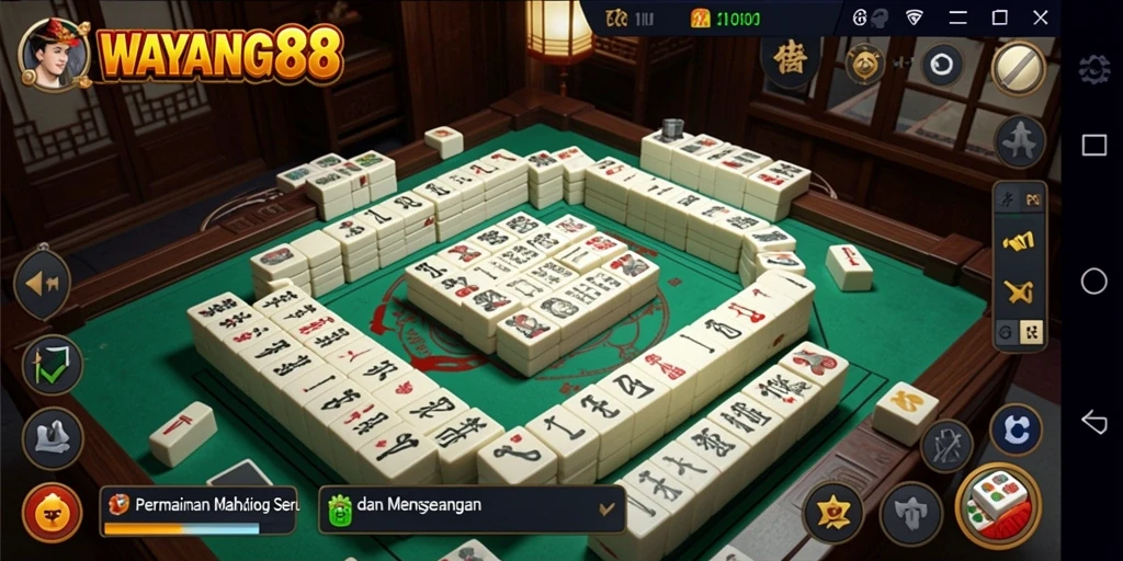 Tampilan gameplay seru dan menantang di WAYANG88.
